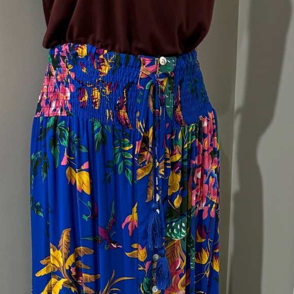 NWOT Cynthia Rowley Tropical Maxi Skirt - Picture 4 of 9